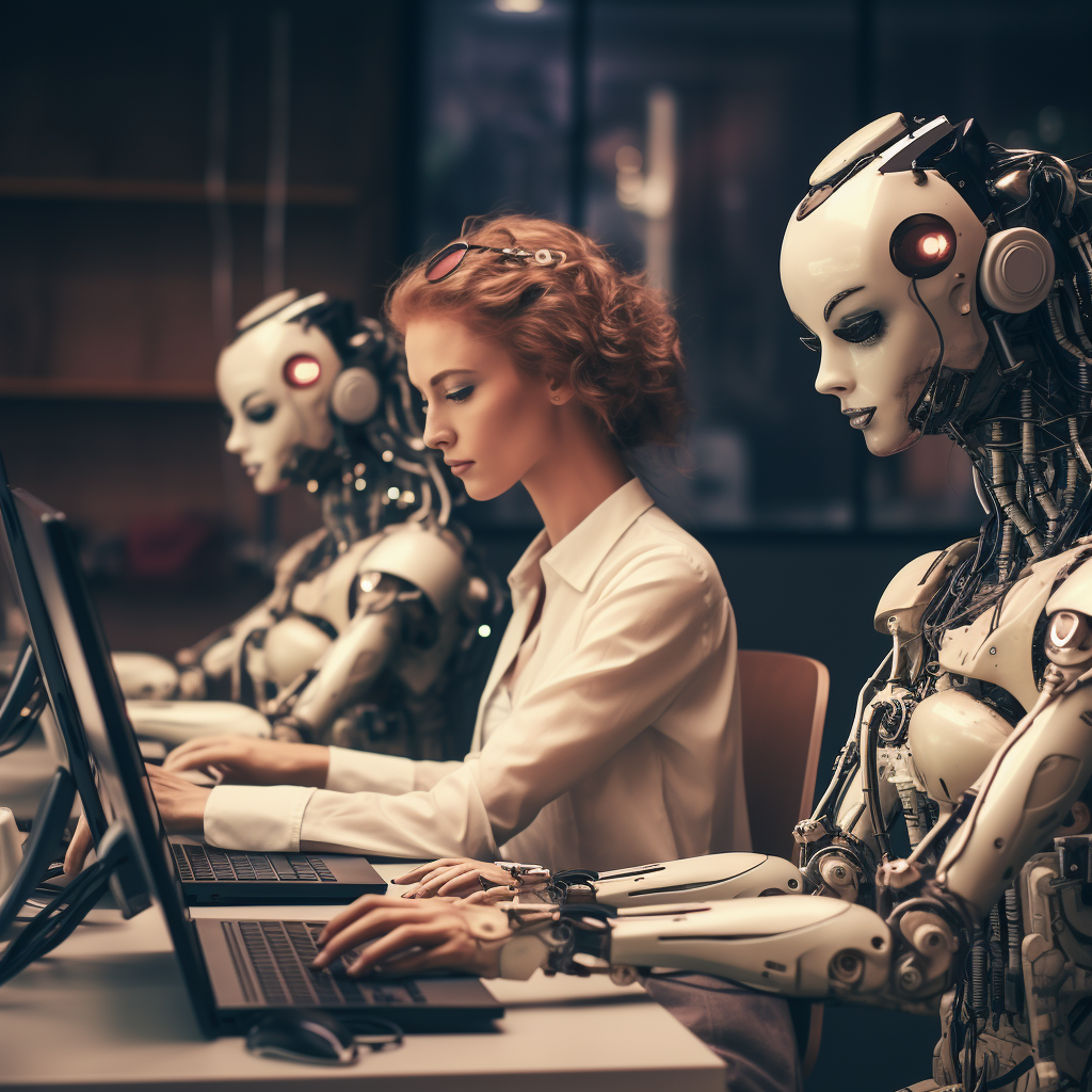 Robot coding workforce